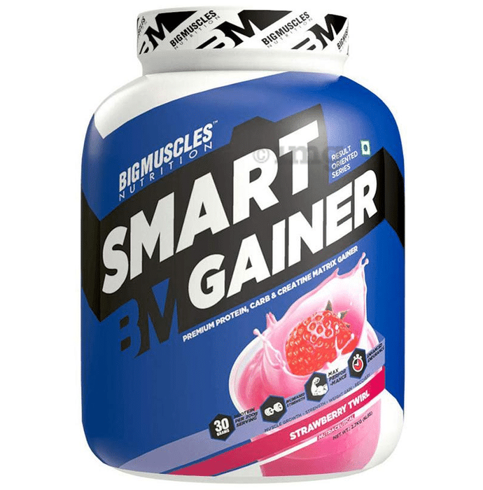 Big  Muscles Smart Gainer Strawberry