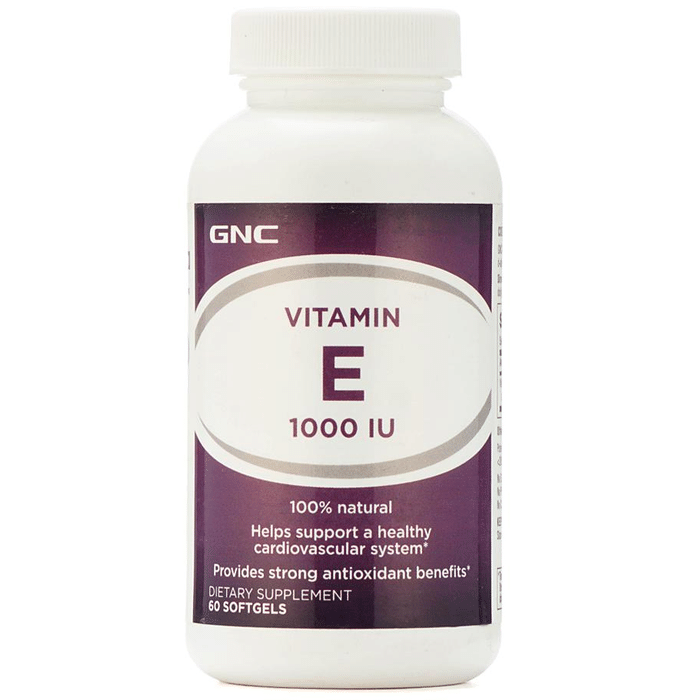 GNC Natural Vitamin E 1000IU Softgel