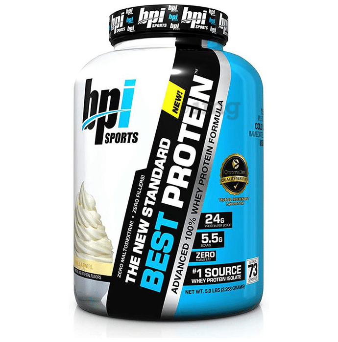 BPI Sports Best Protein Powder Vanilla Swirl