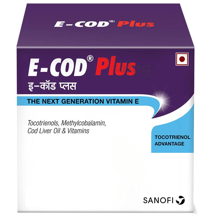 E-COD Plus Vitamin E Supplement Softgels