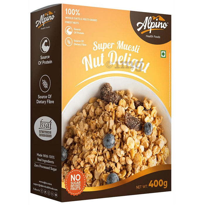 Alpino Super Muesli (400gm Each) Nut Delight