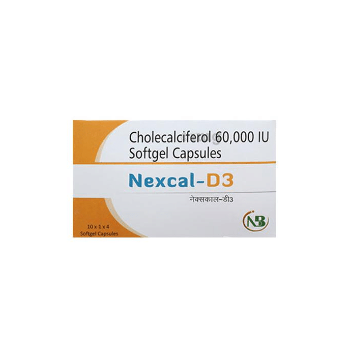 Nexcal-D3 Softgel Capsule