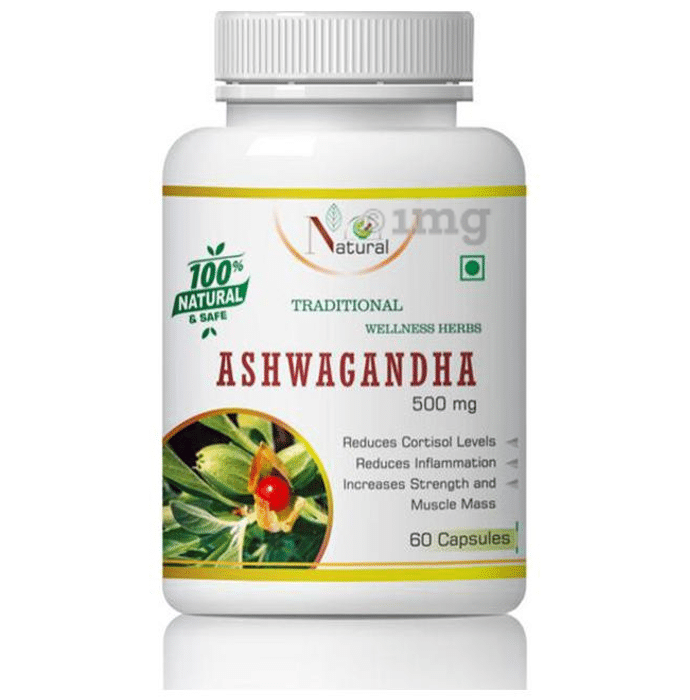 Natural Ashwagandha Capsules 500mg