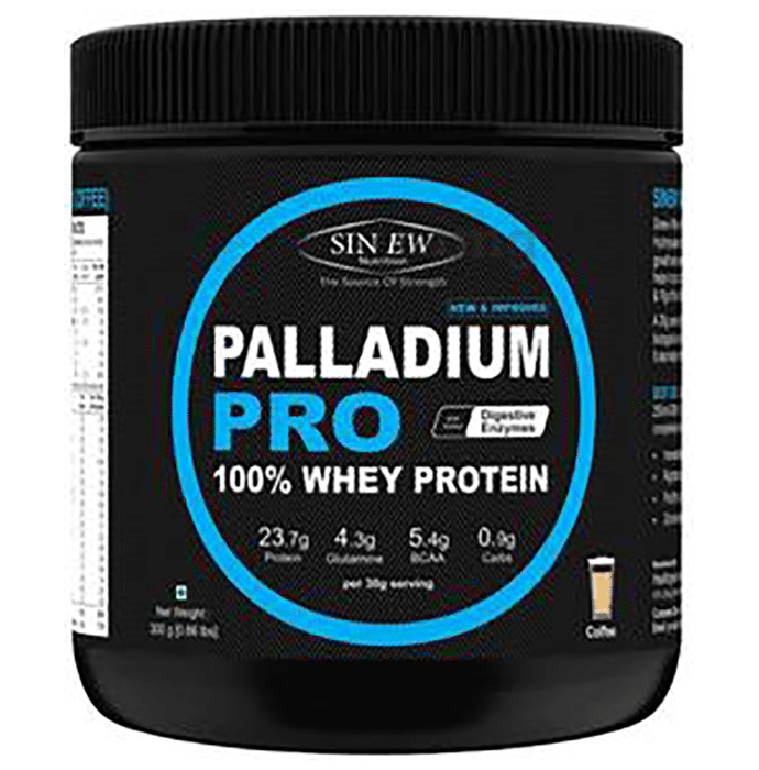 Sinew Nutrition Palladium Pro 100% Whey Protein with Digestive Enzymes Coffee