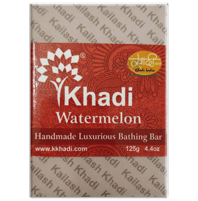 Khadi India Watermelon Handmade Luxurious Bathing Bar