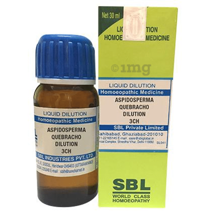 SBL Aspidosperma Quebracho Dilution 3 CH