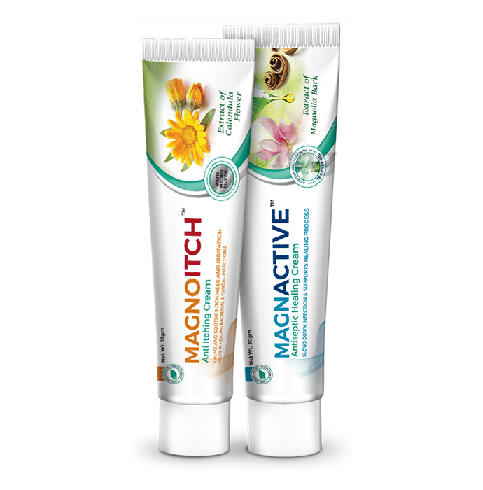 Green Cure Combo Pack of Magnactive Cream 30gm and Magnoitch Cream 15gm