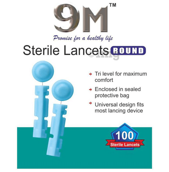 9M Sterile Lancets Round