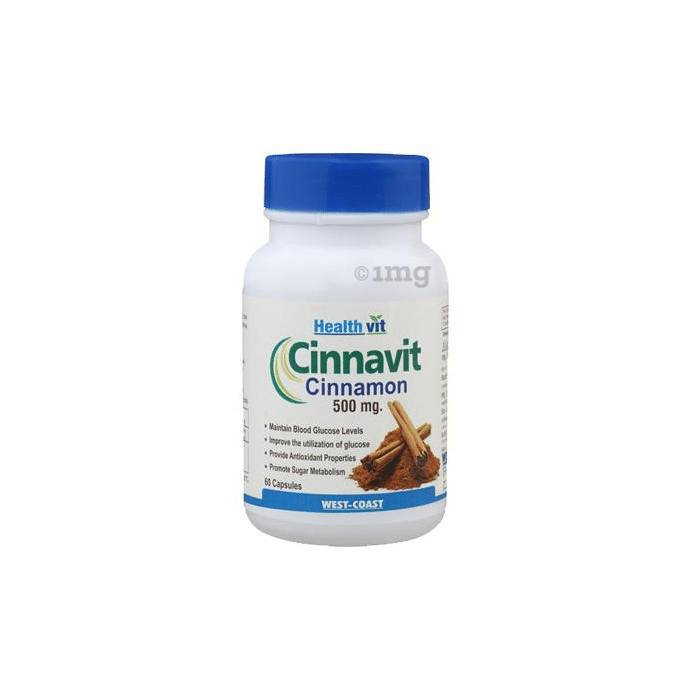 HealthVit Cinnavit 500mg Capsule