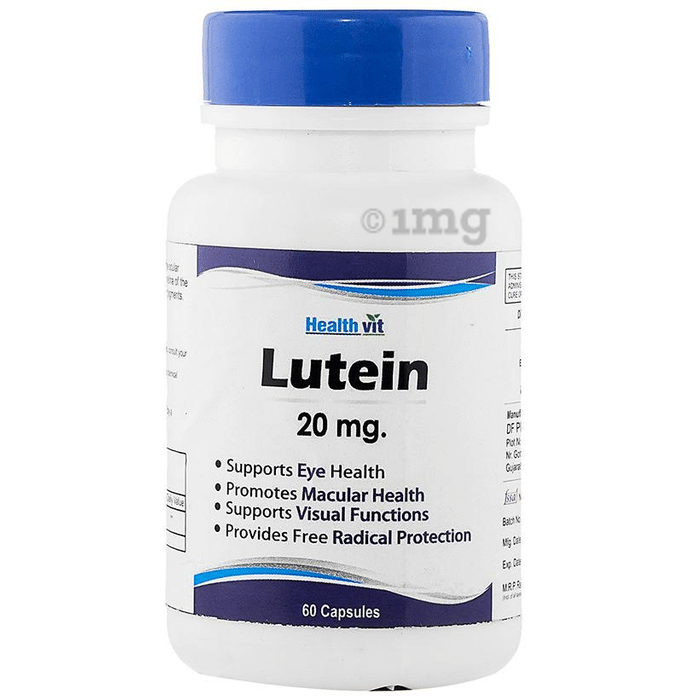 HealthVit Lutein 20mg Capsule