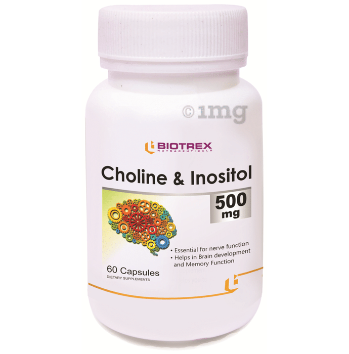 Biotrex Choline & Inositol 500mg Capsule