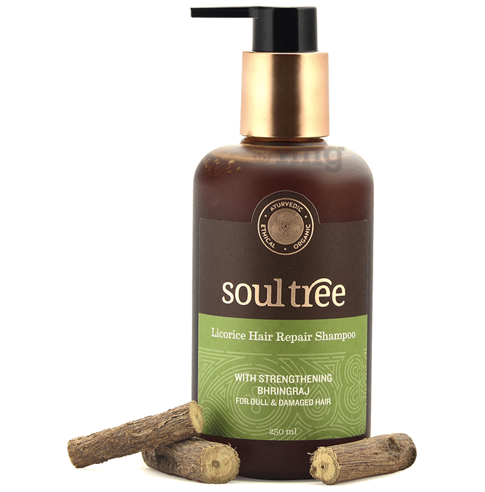 Soul Tree Licorice with Strenghening Bhringraj Hair Repair Shampoo