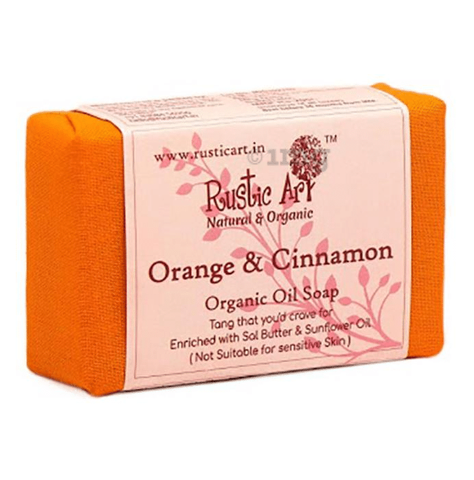 Rustic Art Orange & Cinnamon Organic Oil Soap