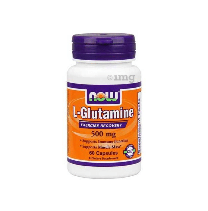 Now Foods L-Glutamine 500mg Capsule