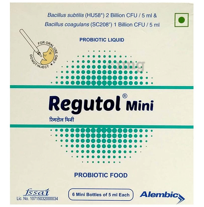 Regutol Mini Probiotic Liquid (5ml Each)