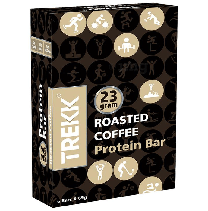 Trekk Protein Bar (65gm Each) Roasted Coffee