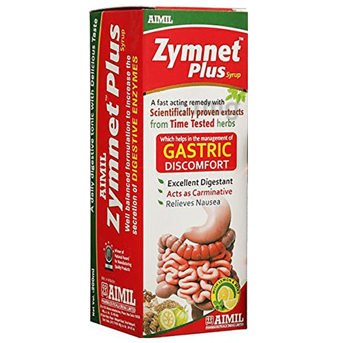 Aimil Zymnet Plus Syrup |  Relieves Nausea & Improves Digestion