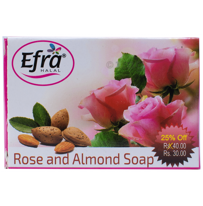 Efra Halal Rose and Almond Soap