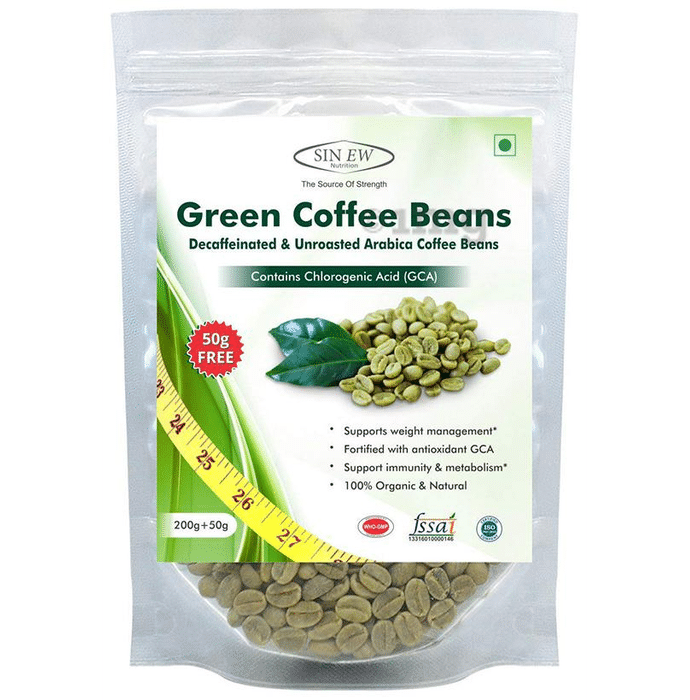 Sinew Nutrition Green Coffee Beans (250gm Each)
