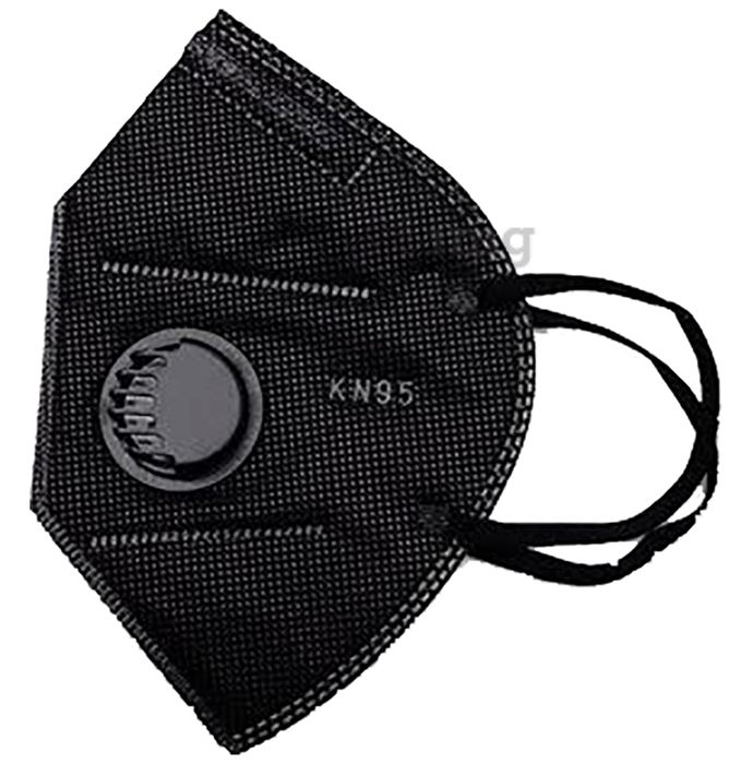 Kalor KN95 Anti-Pollution Face Mask Black with Breathing Valve