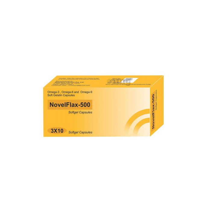 NovelFlax -500 Soft Gelatin Capsule