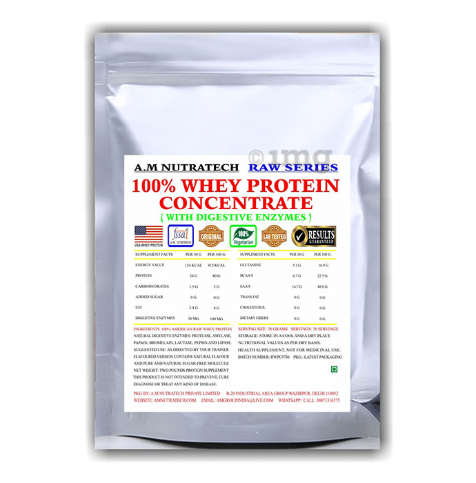 A.M Nutratech 100% Whey Protein Concentrate