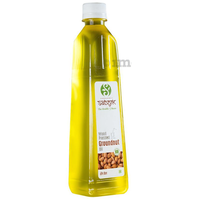 Satvyk Wood Pressed Groundnut Oil