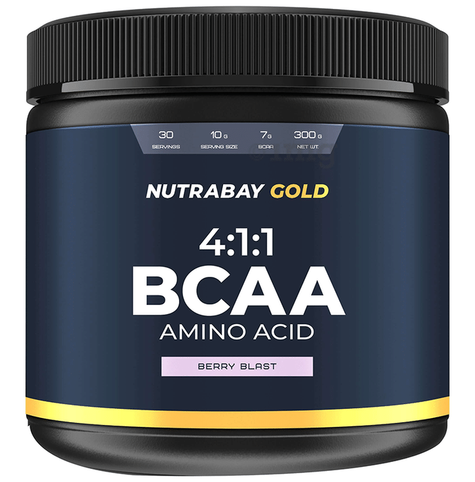 Nutrabay Gold 4:1:1 BCAA Berry Blast
