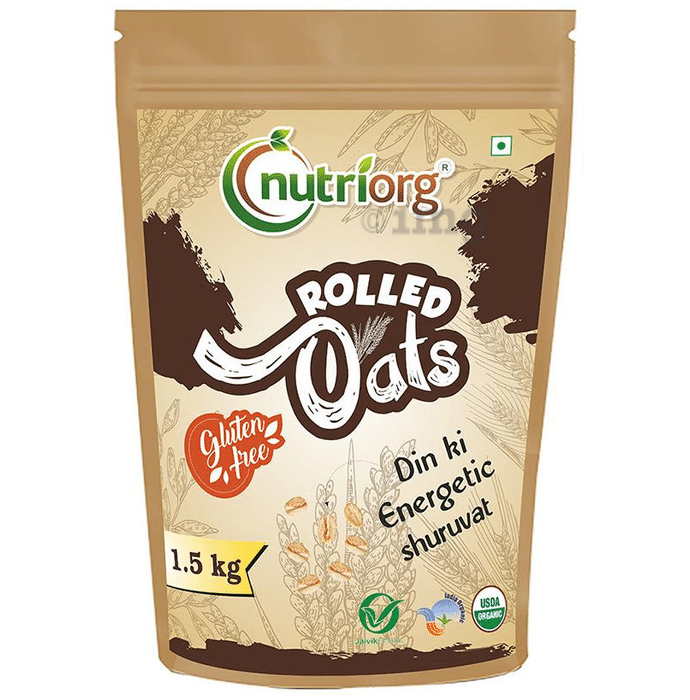 Nutriorg USDA Certified Gluten Free Rolled Oats