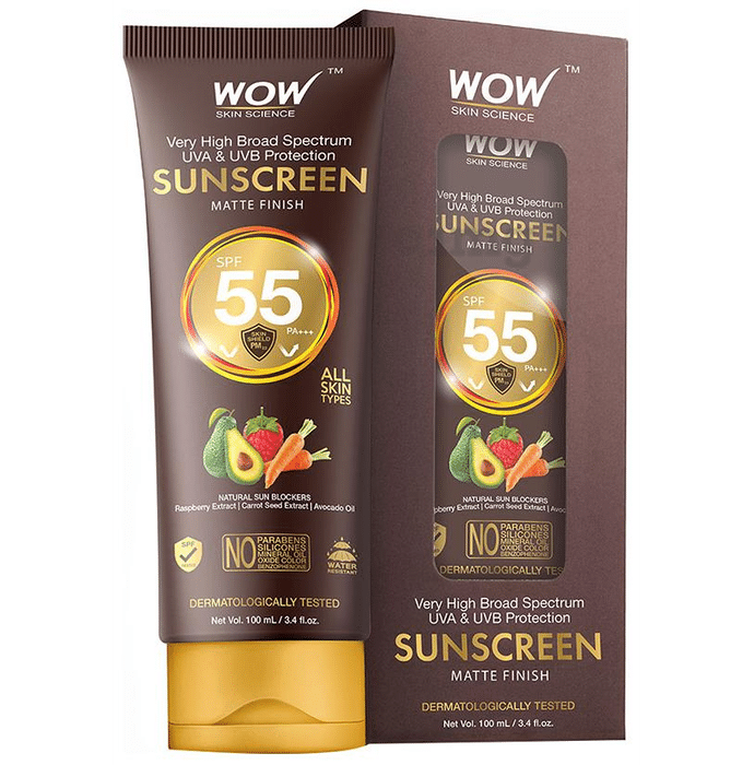 WOW Skin Science Sunscreen SPF55