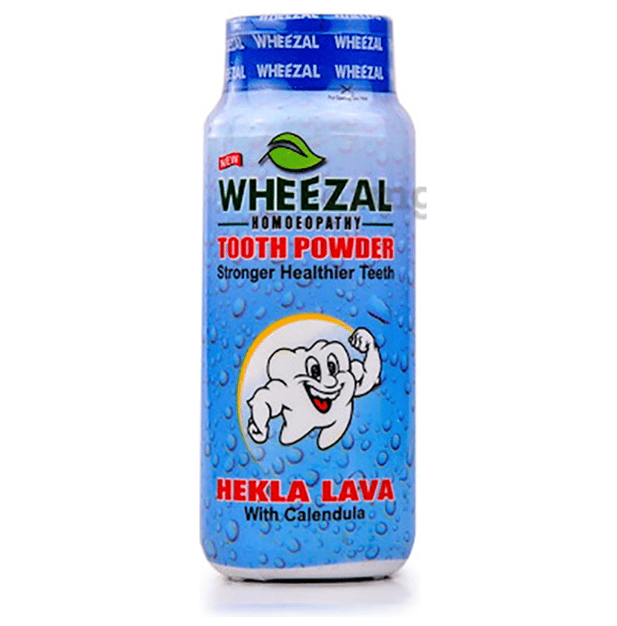 Wheezal Hekla Lava Tooth Powder