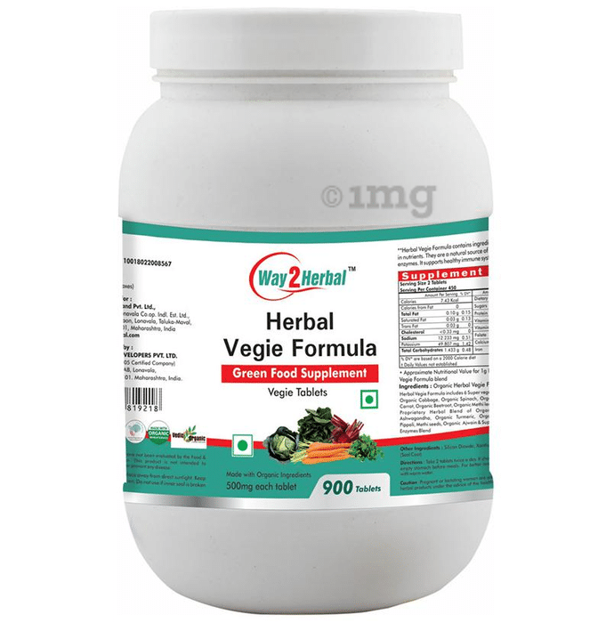 Way2Herbal Herbal Vegie Formula Tablet