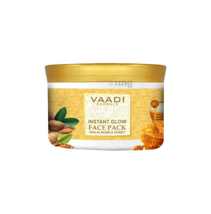 Vaadi Herbals Instant Glow Face Pack with Almond and Honey