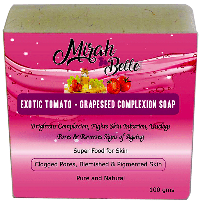 Mirah Belle Exotic Tomato Grapeseed Complexion Soap