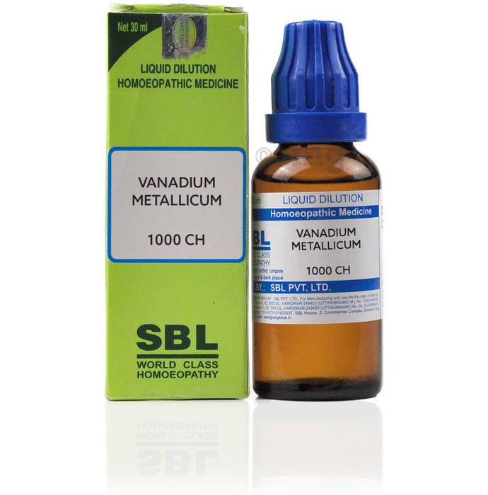 SBL Vanadium Metallicum Dilution 1000 CH