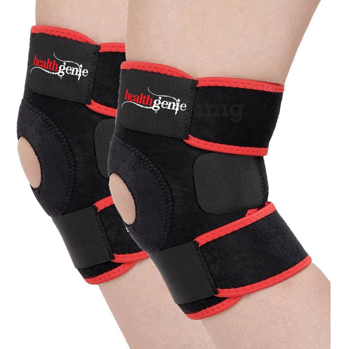 Healthgenie Adjustable Knee Support Patella Black
