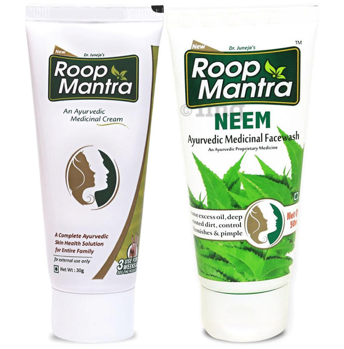 Roop Mantra  Combo Pack of Face Cream 30gm & Neem Face Wash 50ml