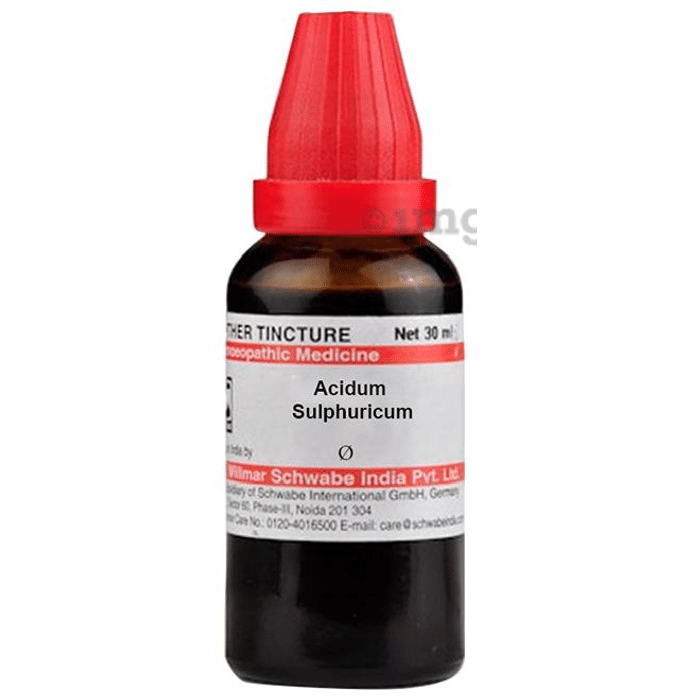 Dr Willmar Schwabe India Acidum Sulphuricum Mother Tincture Q