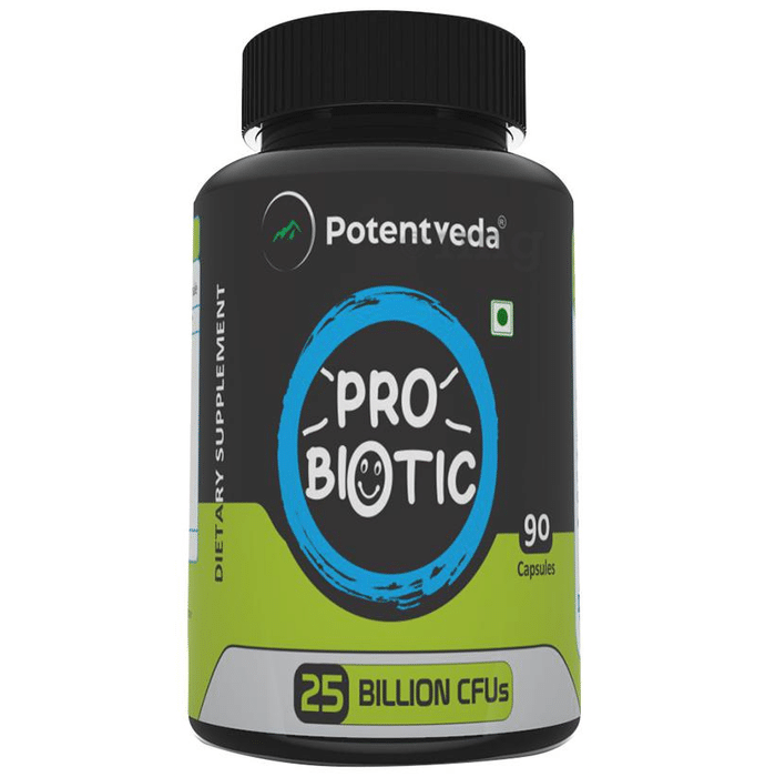 Potentveda Pro Biotic 25 Billion CFUs Capsule