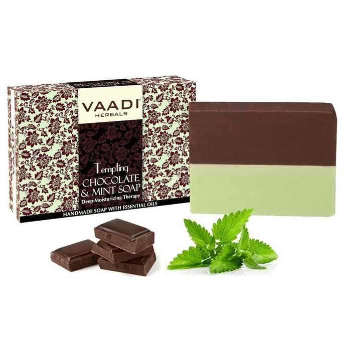 Vaadi Herbals Tempting Chocolate and Mint Soap