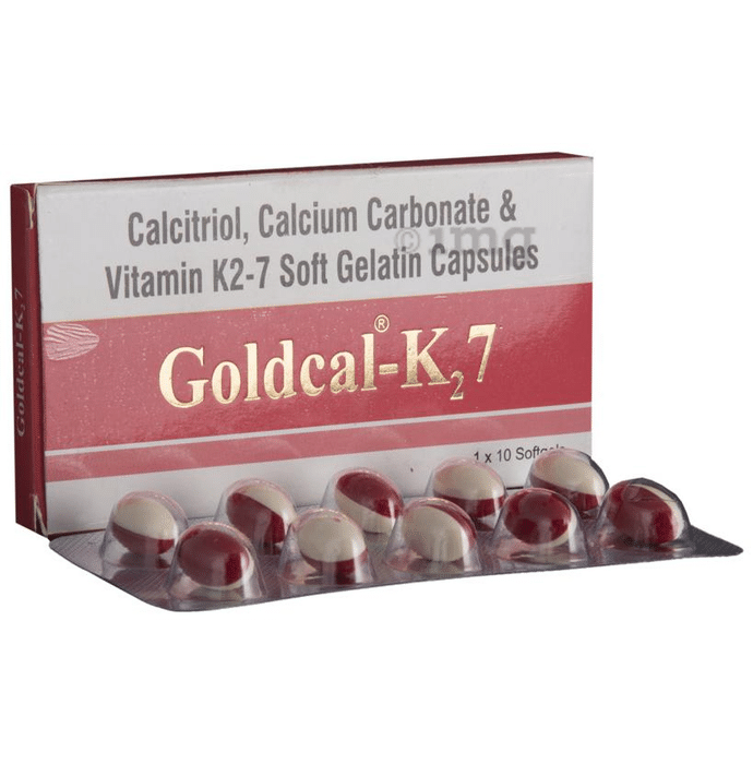 Goldcal-K2 7 Soft Gelatin Capsule