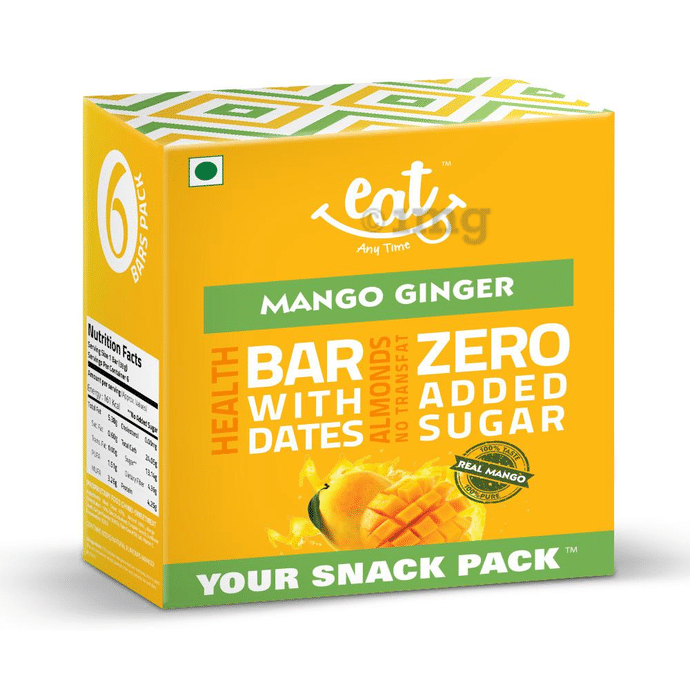 Eat Anytime Healthy Energy Bar Mango Ginger