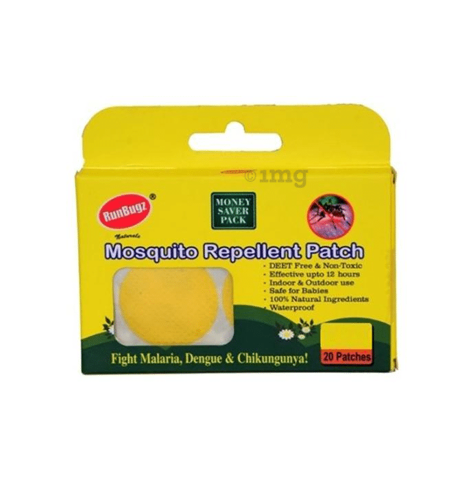 Runbugz Mosquito Repellent Patch Yellow