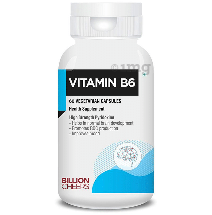Billion Cheers Vitamin B6 Vegetarian Capsules