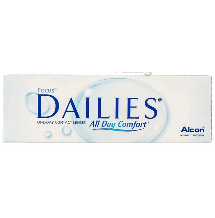 Alcon Focus Dailies One Day Contact Lens Optical Power -2.5 Transparent Spherical