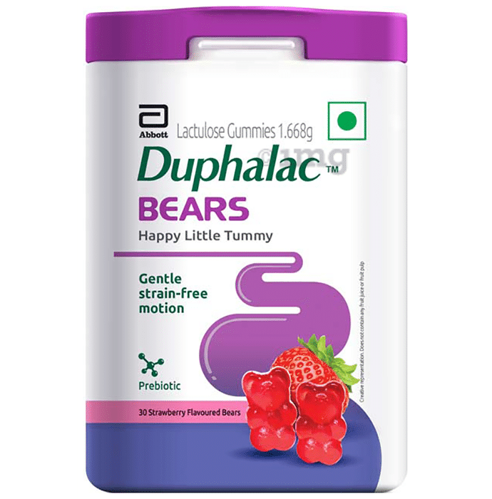 Duphalac Bears Lactulose Prebiotic Gummy | Flavour Strawberry