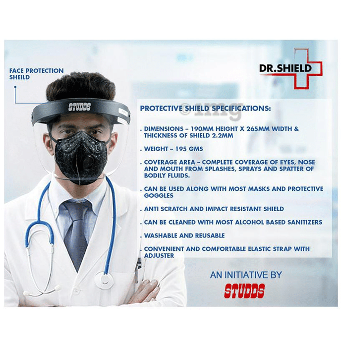 Studds face shield online price clearance
