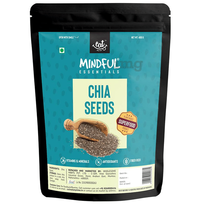 Eat Anytime Mindful Essentials Chia Seeds Buy Packet Of 4000 Gm Seeds At Best Price In India 1mg 0209