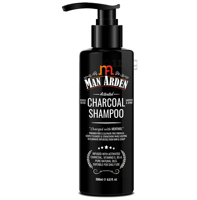 Man Arden Activated Charcoal Shampoo