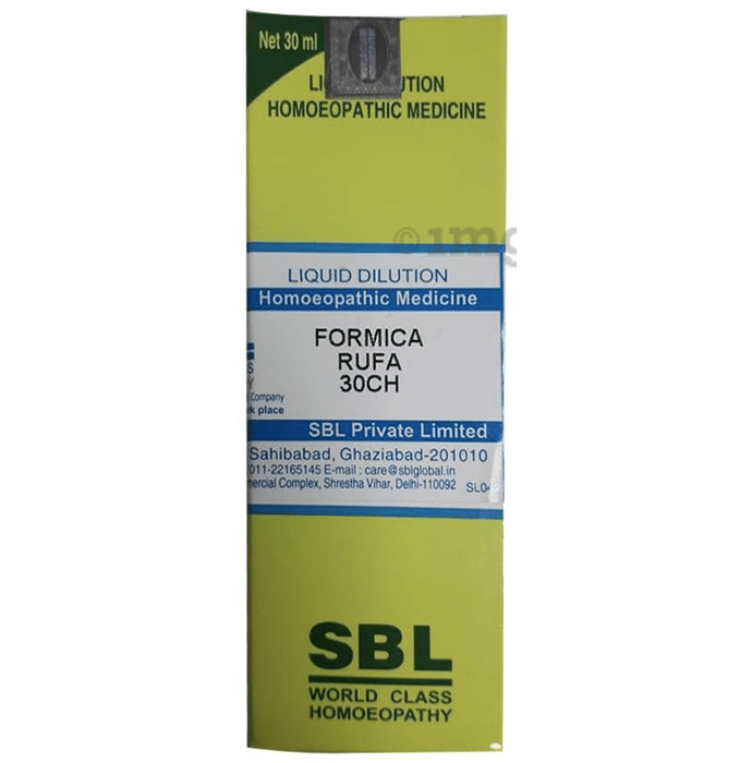 SBL Formica Rufa Dilution 30 CH